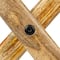 Hello Honey® 20" Natural Brown Modern Collapsible Wood Folding Stool